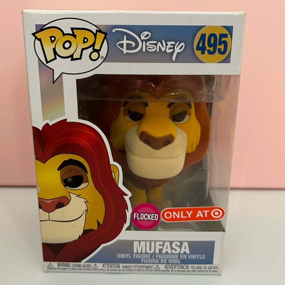POP! Disney Mufasa Vinyl Figure 495 - Flocked Exclusive